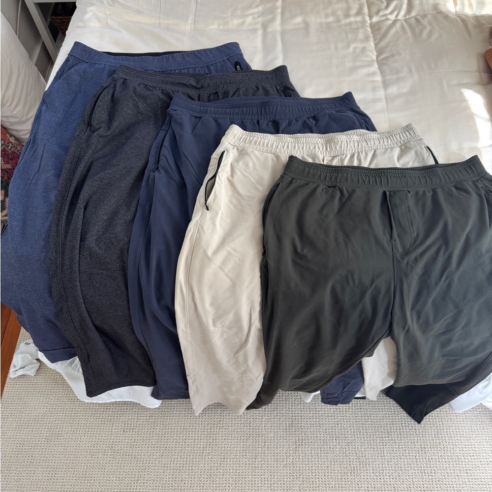 5 Pairs of Public Rec Game Changer Pants 38x32